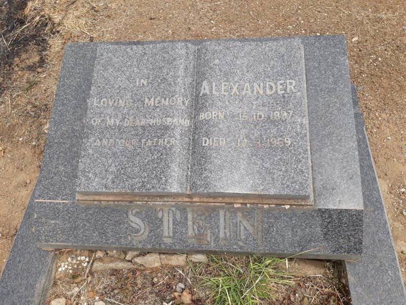 STEIN Alexander 1887-1969