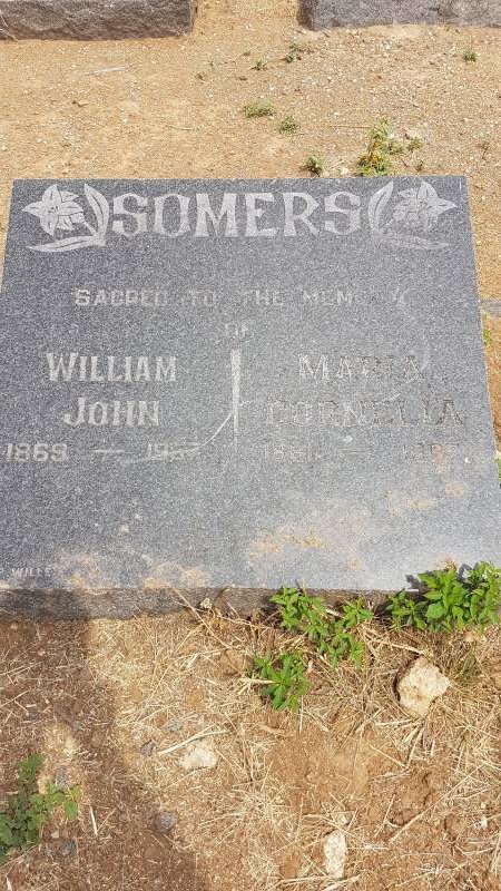 SOMERS William John 1869-19?7 &amp; Maria Cornelia 1881-1967