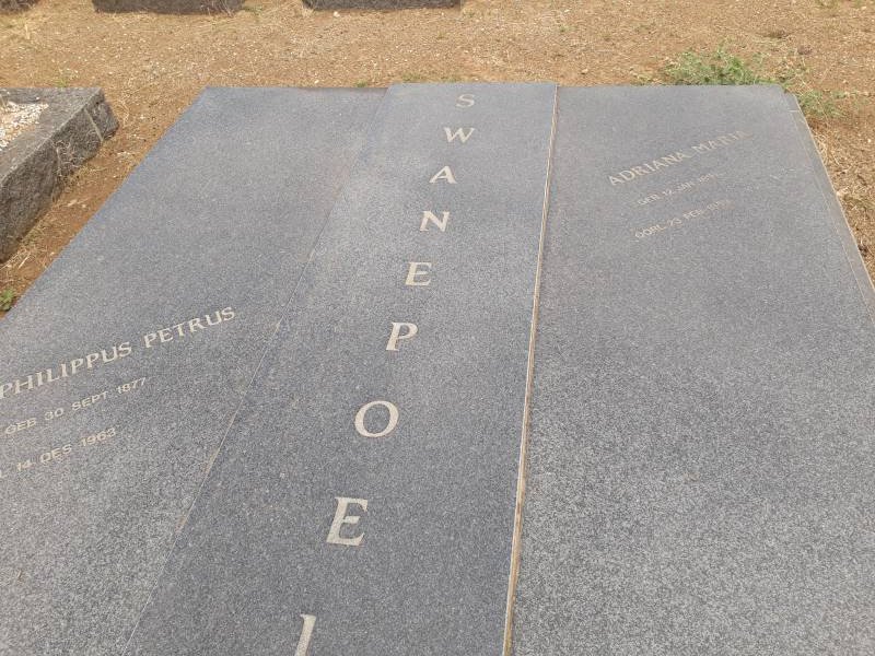 SWANEPOEL Philippus Petrus 1877-1963 &amp; Adriana Maria 1891-1959