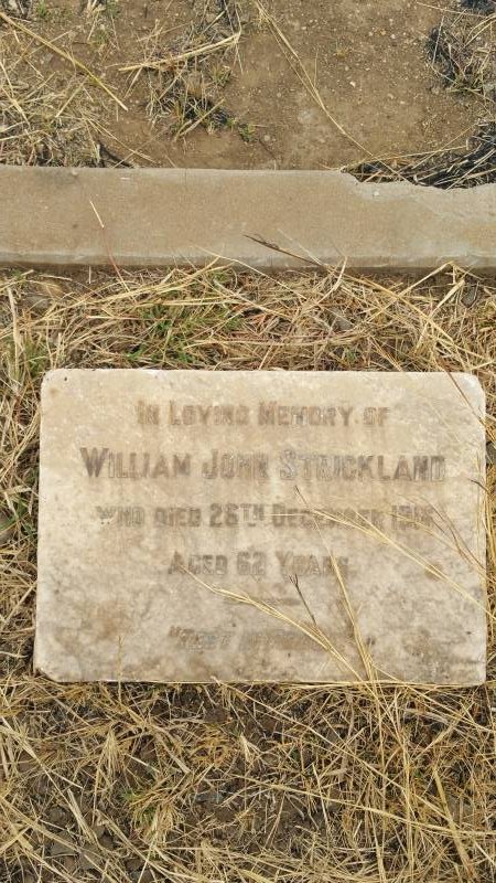 STRICKLAND William John -191?