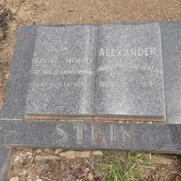 STEIN Alexander 1887-1969