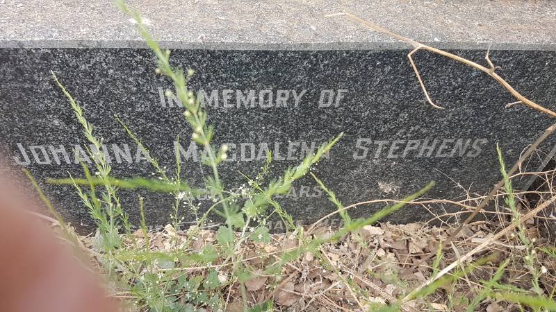 STEPHENS Johanna Magdalena