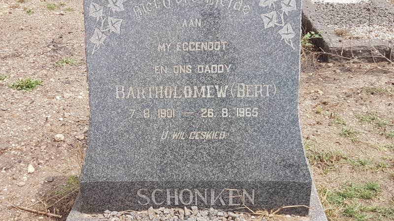 SCHONKEN Bartholomew 1901-1965