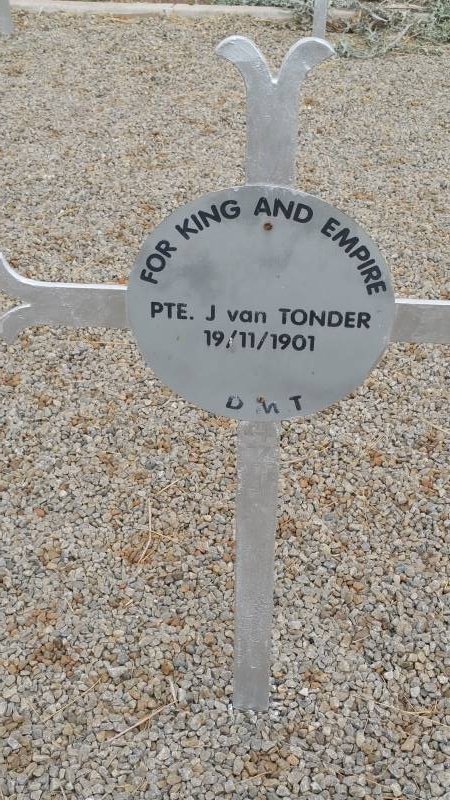 TONDER J., van -1901