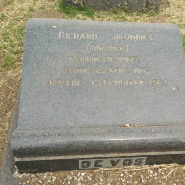 VOS Richard Johannes, de 1883-1964