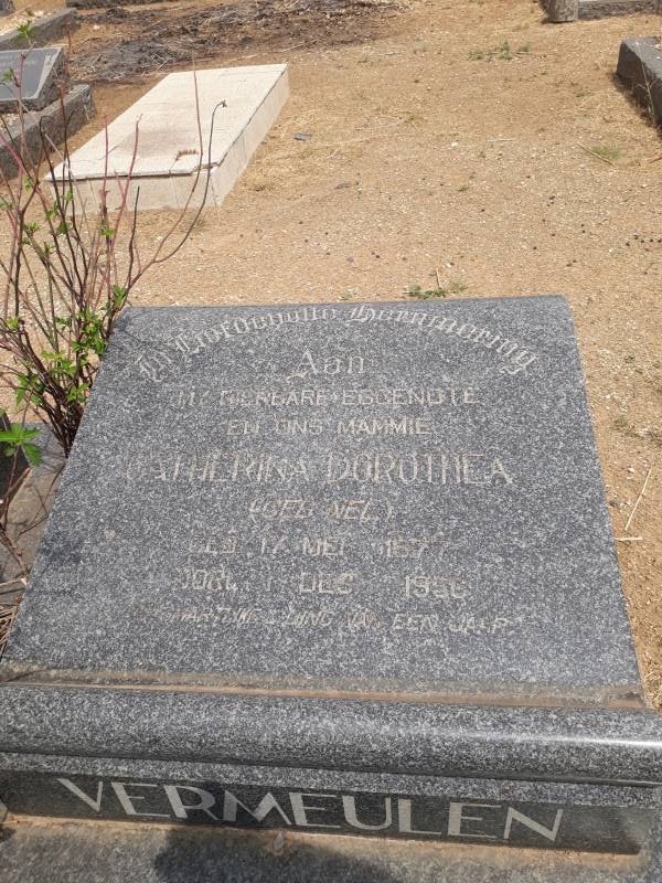 VERMEULEN Catherina Dorothea nee NEL 1877-1956