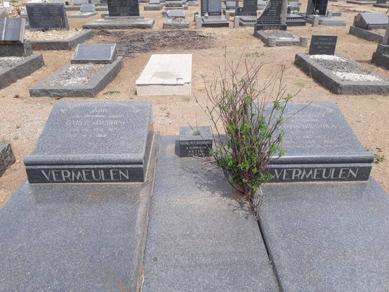 VERMEULEN Sarel Jacobus 1876-1958 &amp; Catherina Dorothea NEL 1877-1956 :: BOTHA Rachel M.P. nee VERMEULEN 1912-1981