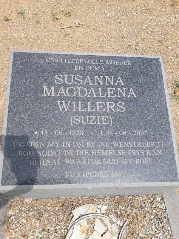 WILLERS Susanna Magdalena 1928-2007
