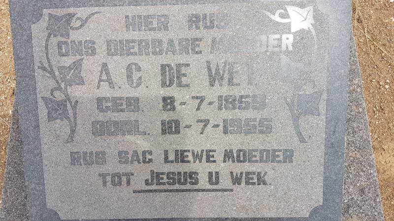 WET A.C., de 1859-1955