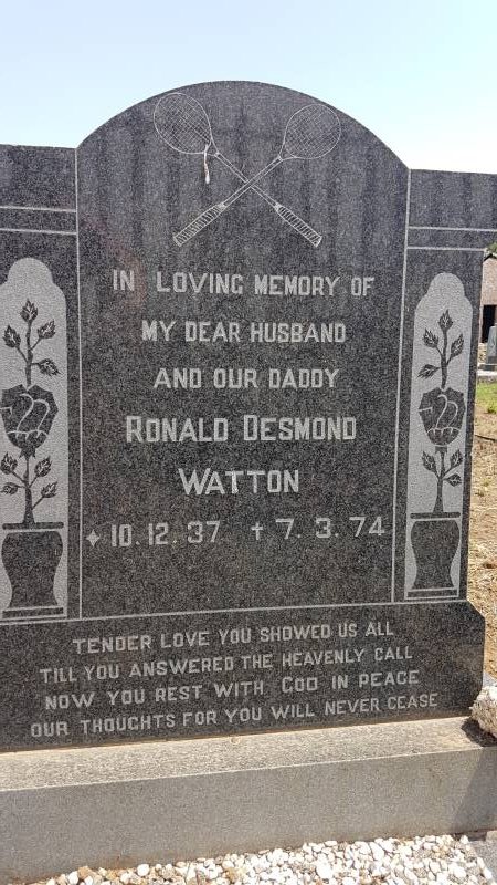 WATTON Ronald Desmond 1937-1964