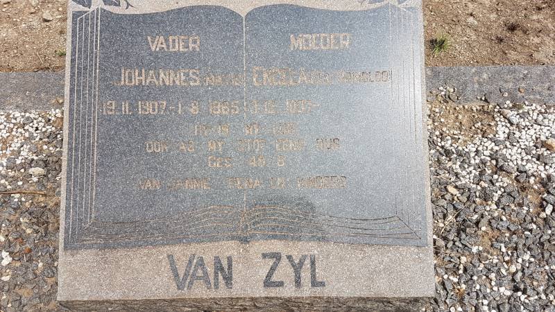 ZYL Johannes, van 1907-1965 &amp; Engela ?