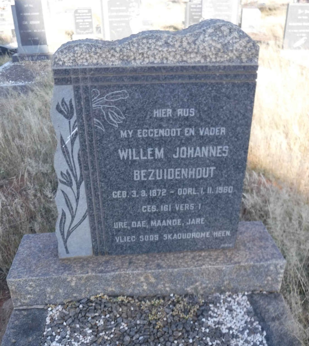 BEZUIDENHOUT Willem Johannes 1872-1960