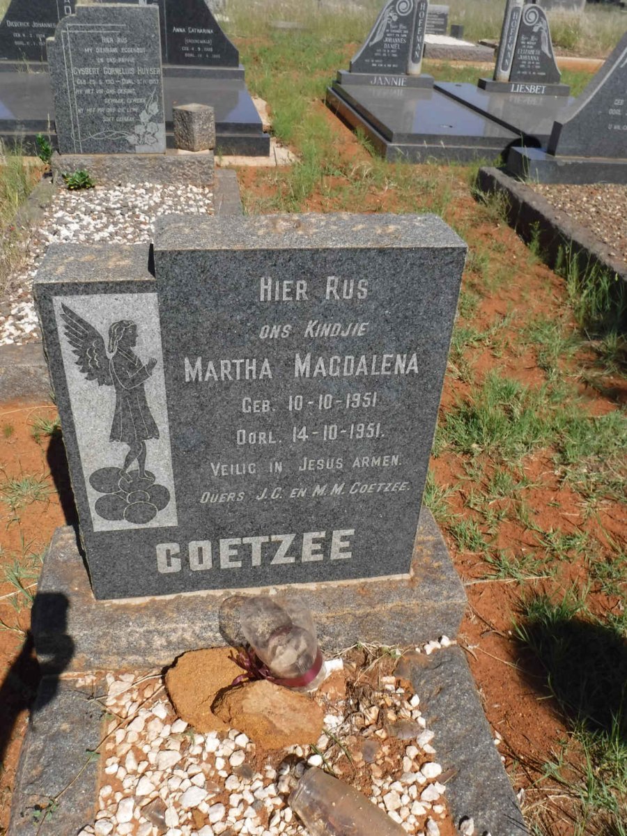 COETZEE Martha Magdalena 1951-1951