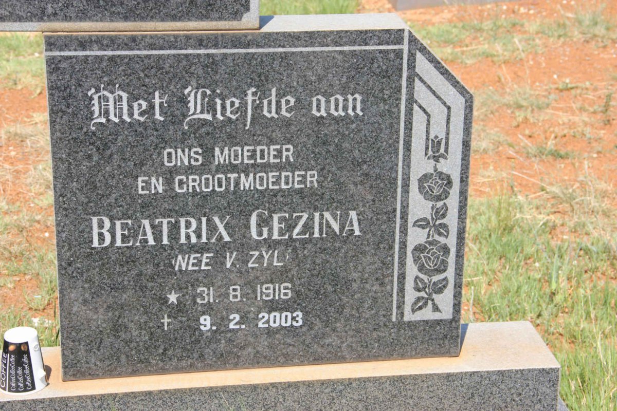 DREYER Hercules Phillipus 1911-1997 &amp; Beatrix Gezina VAN ZYL 1916-2003