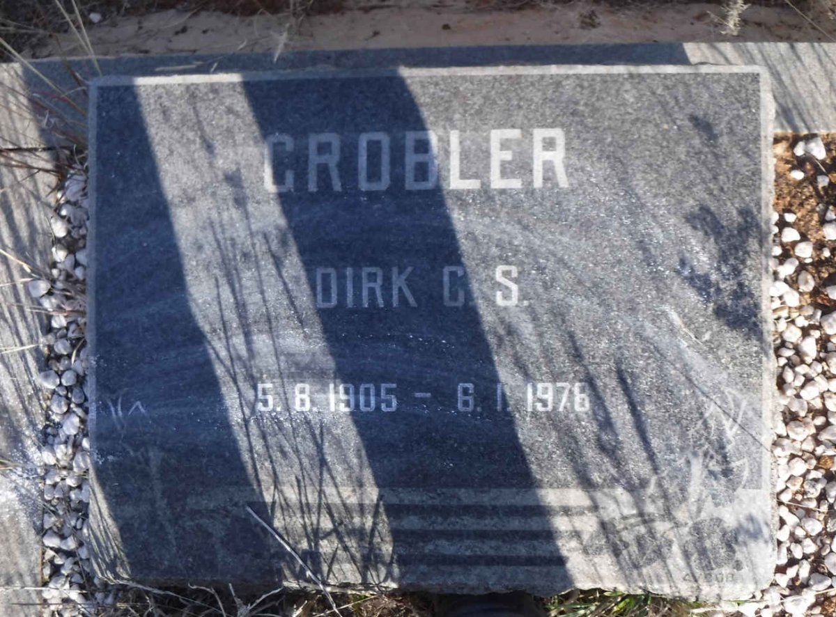 GROBLER Dirk C.S. 1905-1978