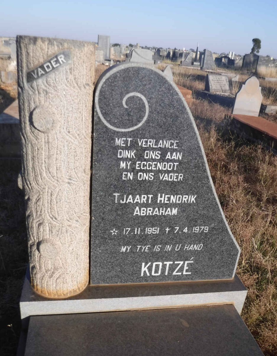 KOTZE Tjaart Hendrik Abraham 1951-1979