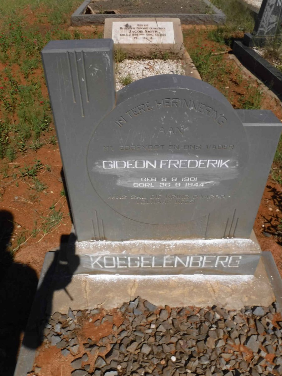 KOEGELENBERG Gideon Frederik 1901-1944