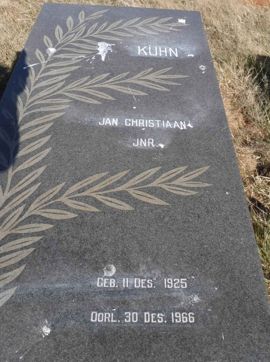KUHN Jan Christiaan 1925-1966