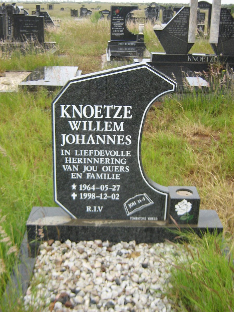 KNOETZE Willem Johannes 1964-1998