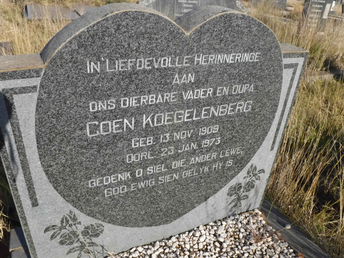 KOEGELENBERG Coen 1909-1973