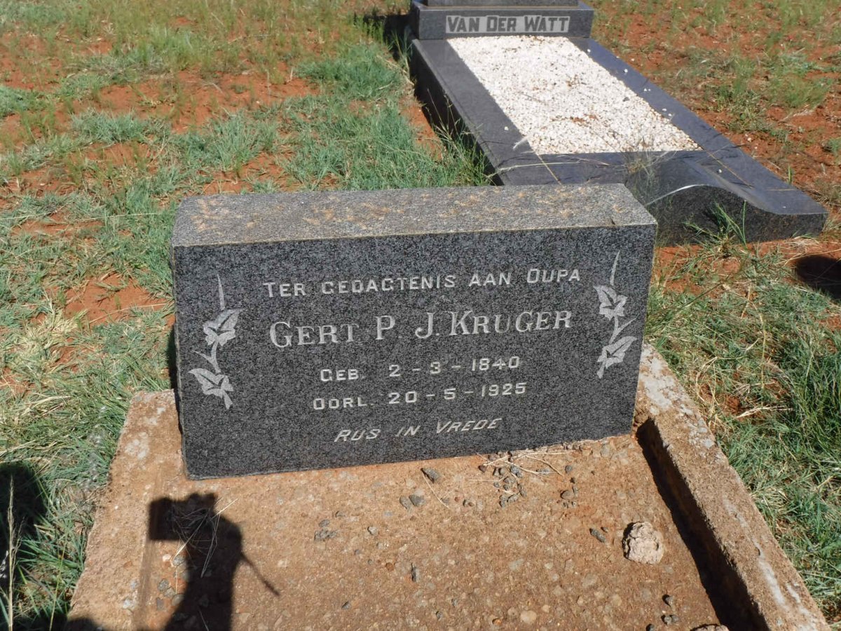 KRUGER Gert P.J. 1840-1925