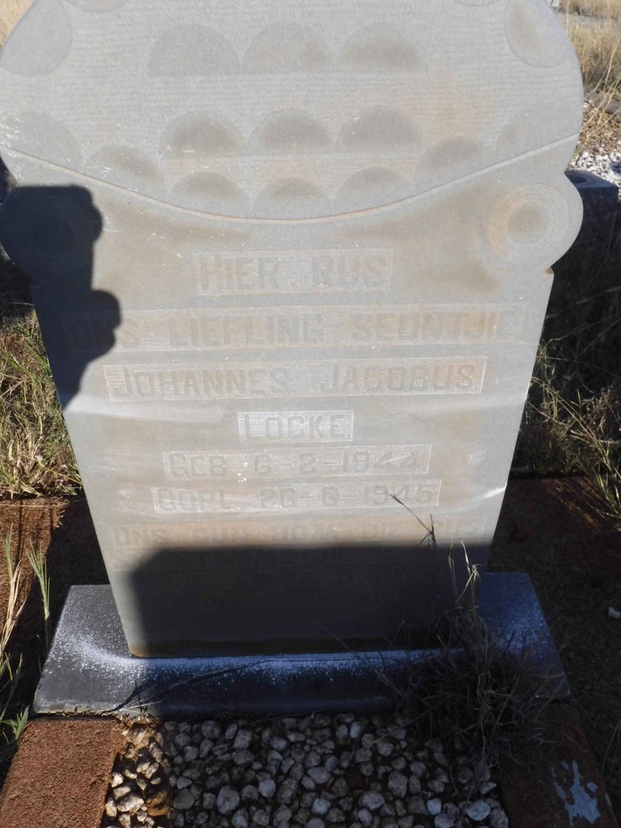 LOCKE Johannes Jacobus 1944 - 1945