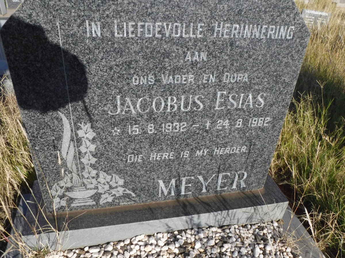 MEYER Jacobus Esias 1932-1982