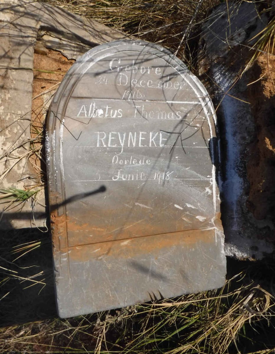 REYNEKE Albetus Thomas 1916-1918
