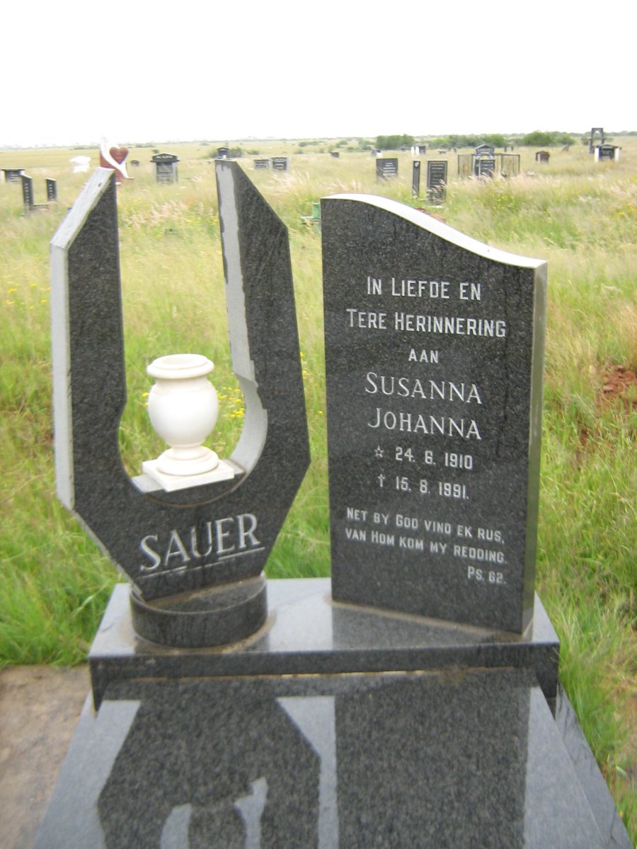 SAUER Susanna Johanna 1910-1991
