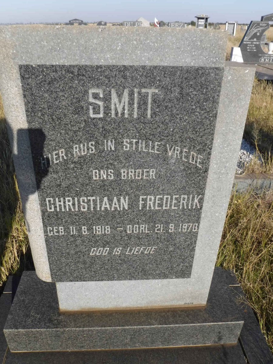 SMIT Christiaan Frederik 1918-1970