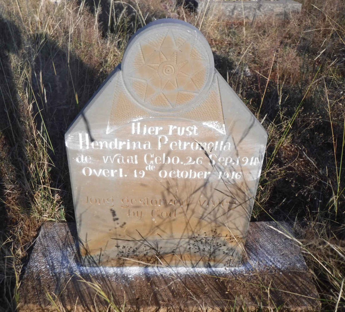 WAAL Hendrina Petronella, de 1914-1916