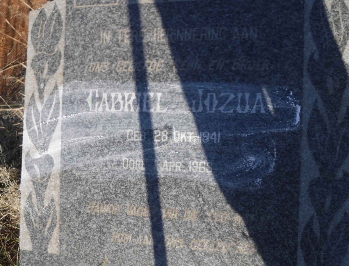 ? Gabriel Jozua 1941-1966
