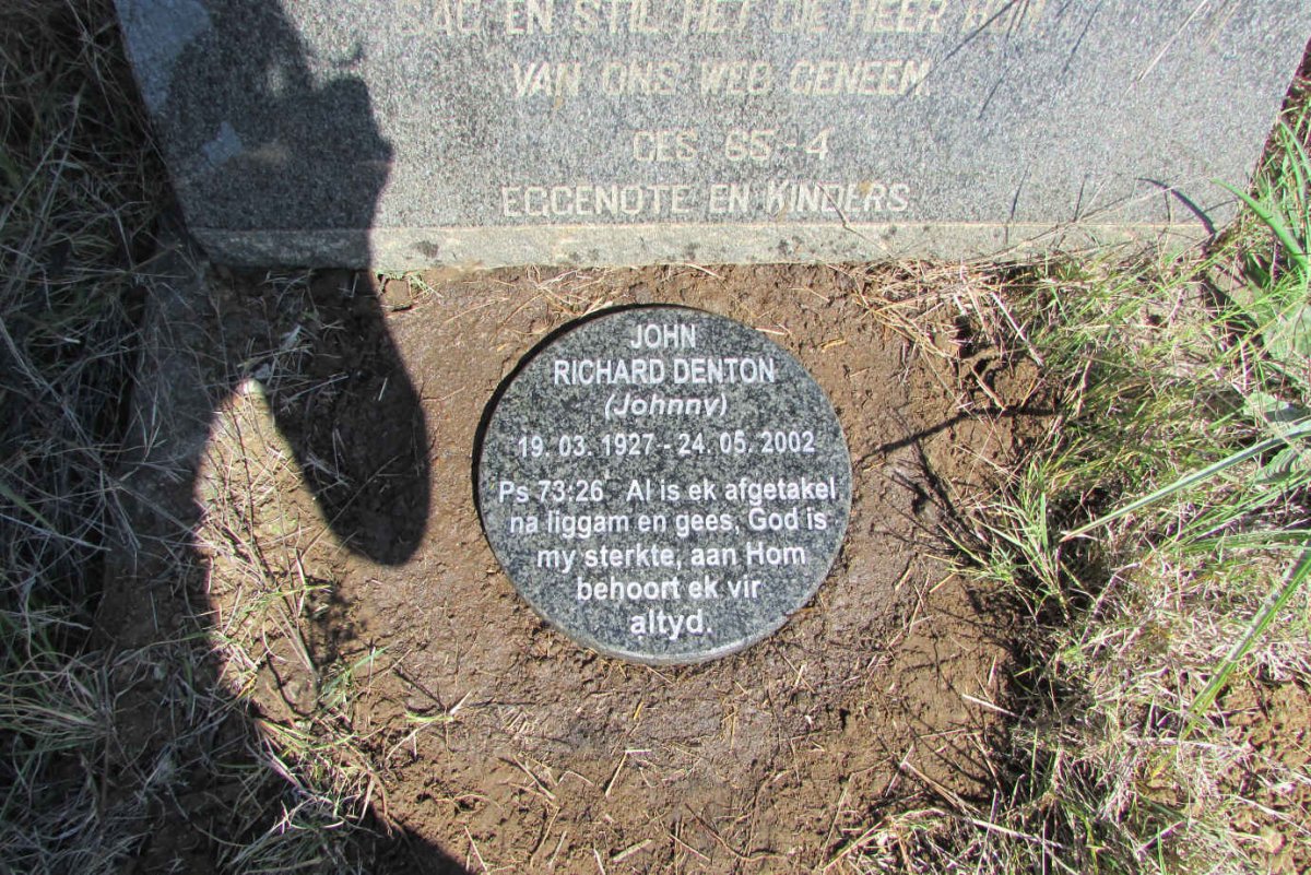 DENTON John Richard 1927-2002