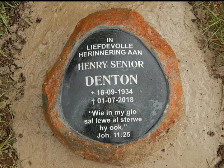 DENTON Henry Senior 1934-2018