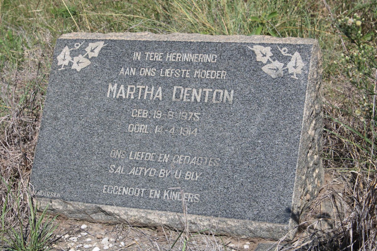 DENTON Martha 1875-1914