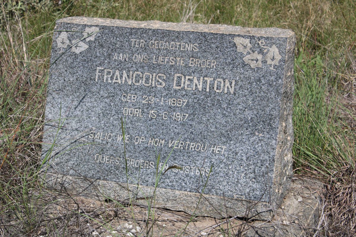 DENTON Francois 1897-1917