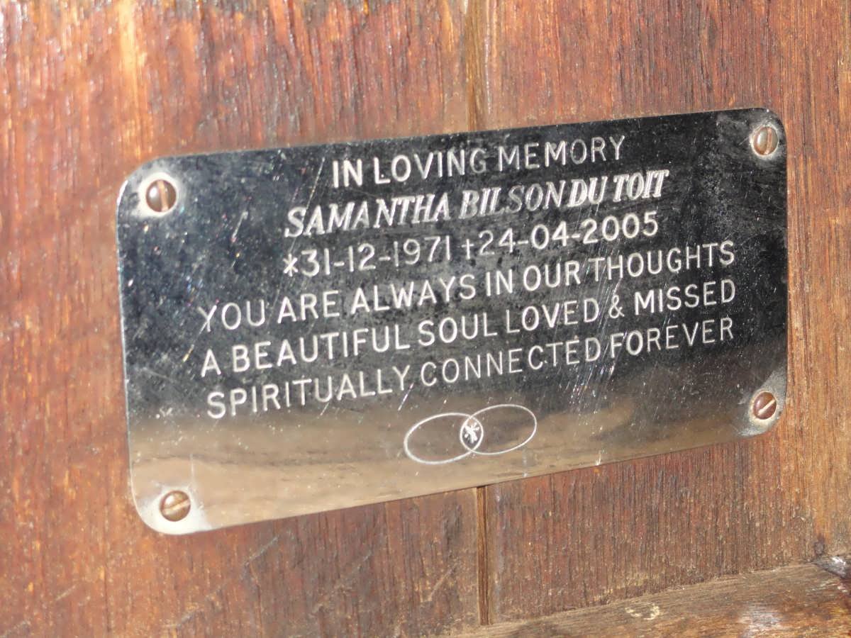 TOIT Samantha Bilson, du 1971-2005