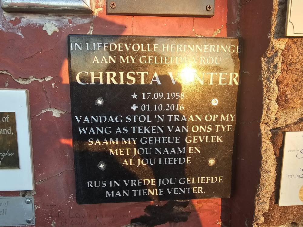 VENTER Christa 1958-2016