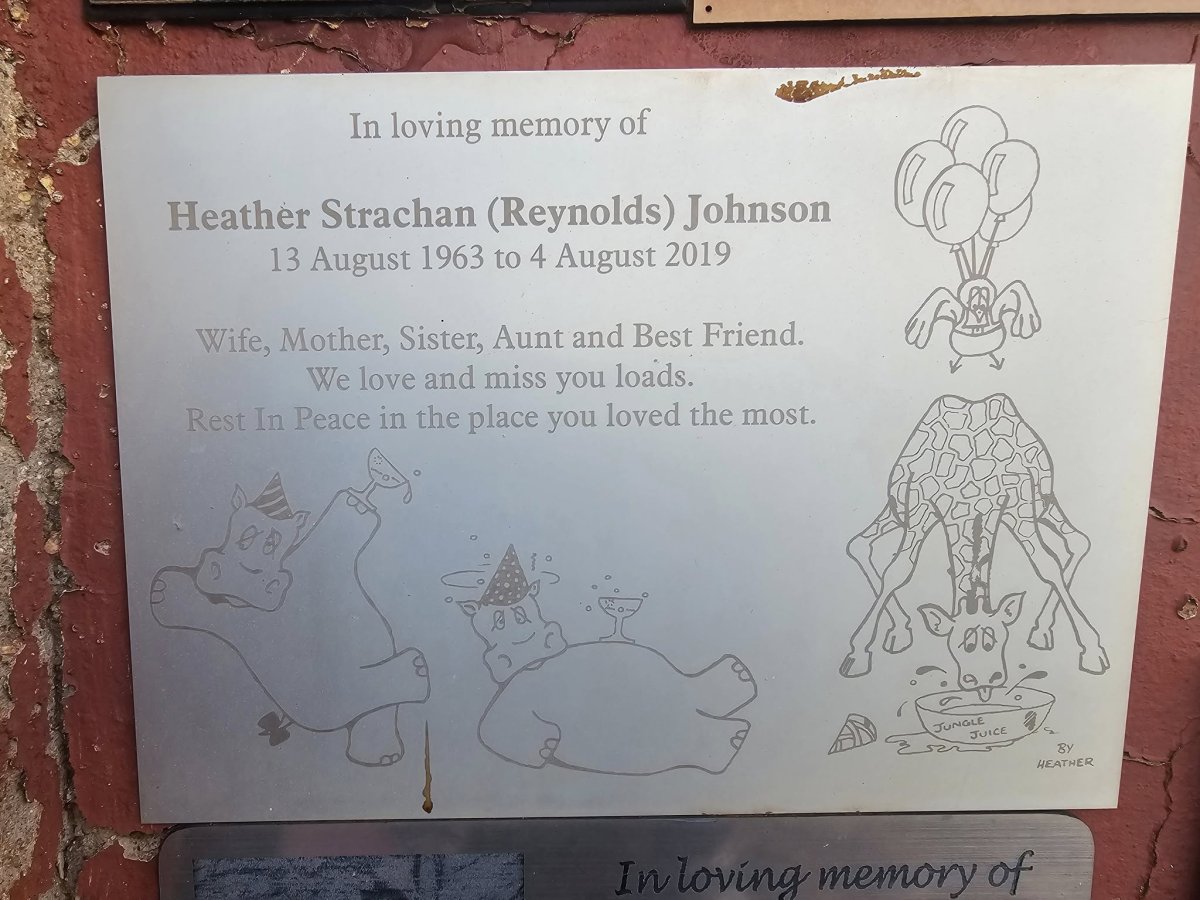 JOHNSON Heather Strachan nee REYNOLDS 1963-2019