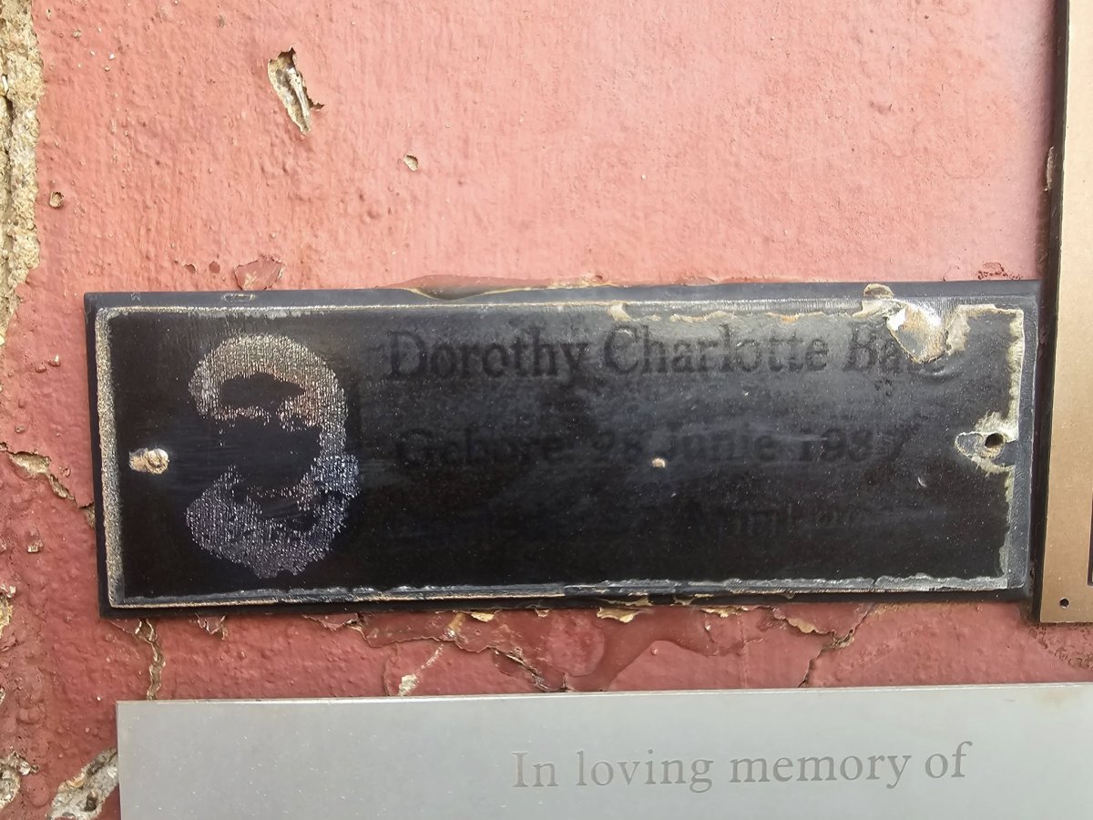 BA?? Dorothy Charlotte 19?7-