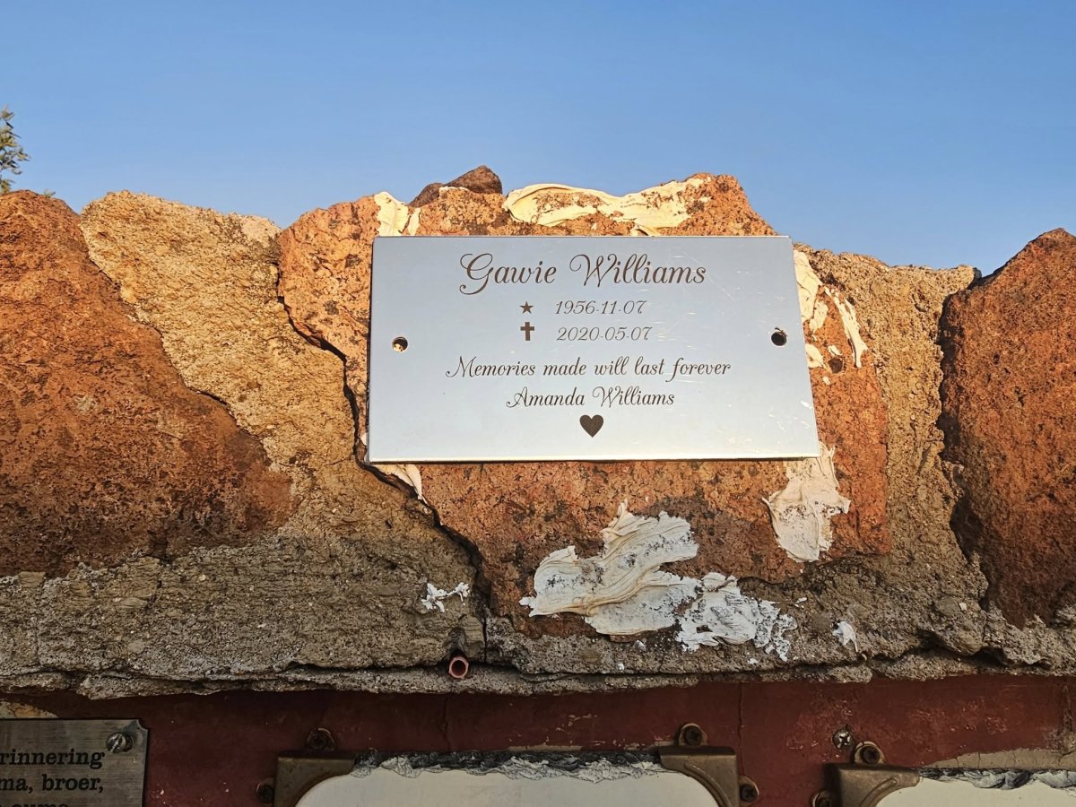 WILLIAMS Gawie 1956-2020