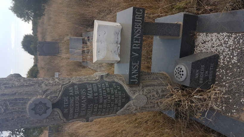RENSBURG Hermanus Cornelis, Janse van 1943-1969