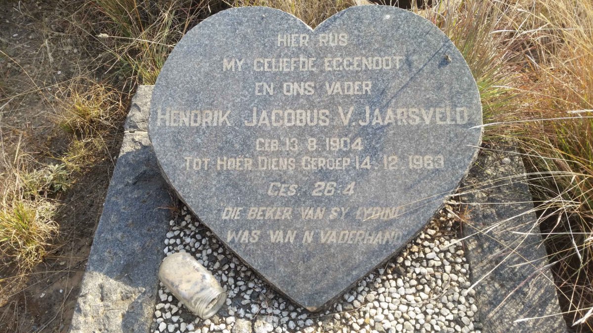 JAARSVELD Hendrik Jacobus, v. 1904-1963