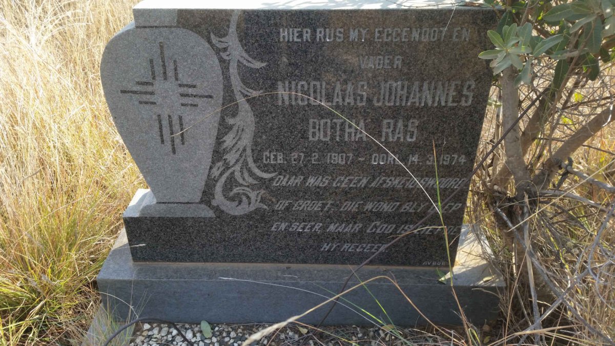 RAS Nicolaas Johannes Botha 1907-1974