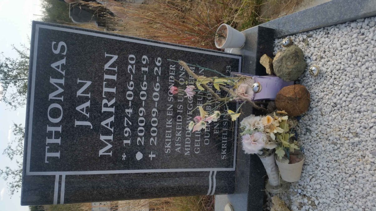 THOMAS Jan Martin 1974-2009