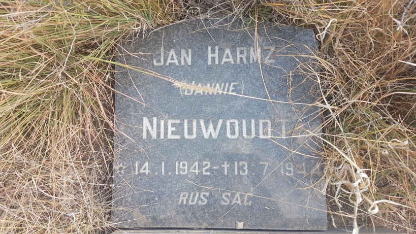 NIEUWOUDT Jan Harmz 1942-1944