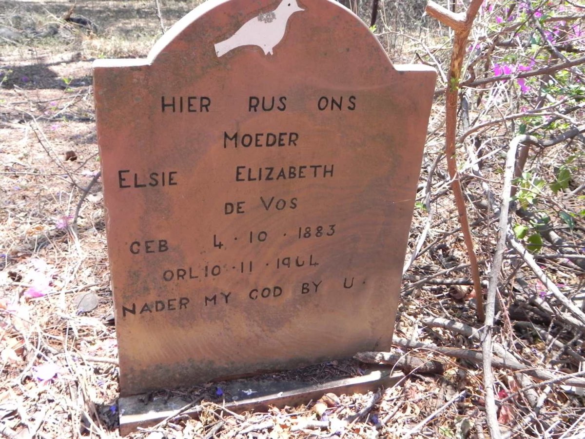VOS Elsie Elizabeth, de 1883-19?4
