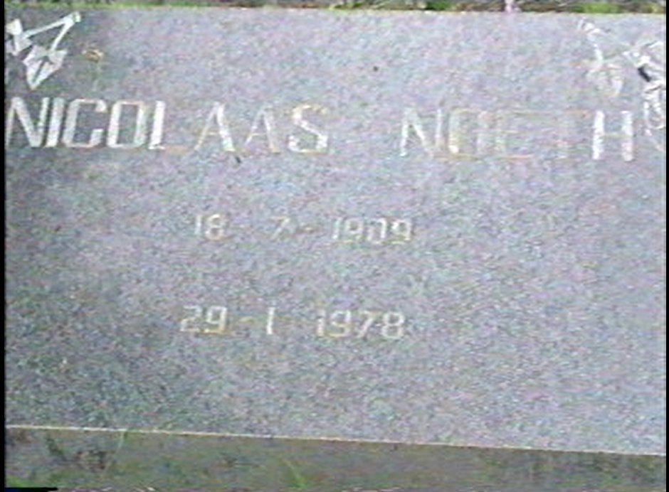 NOETH Nicolaas 1909-1978