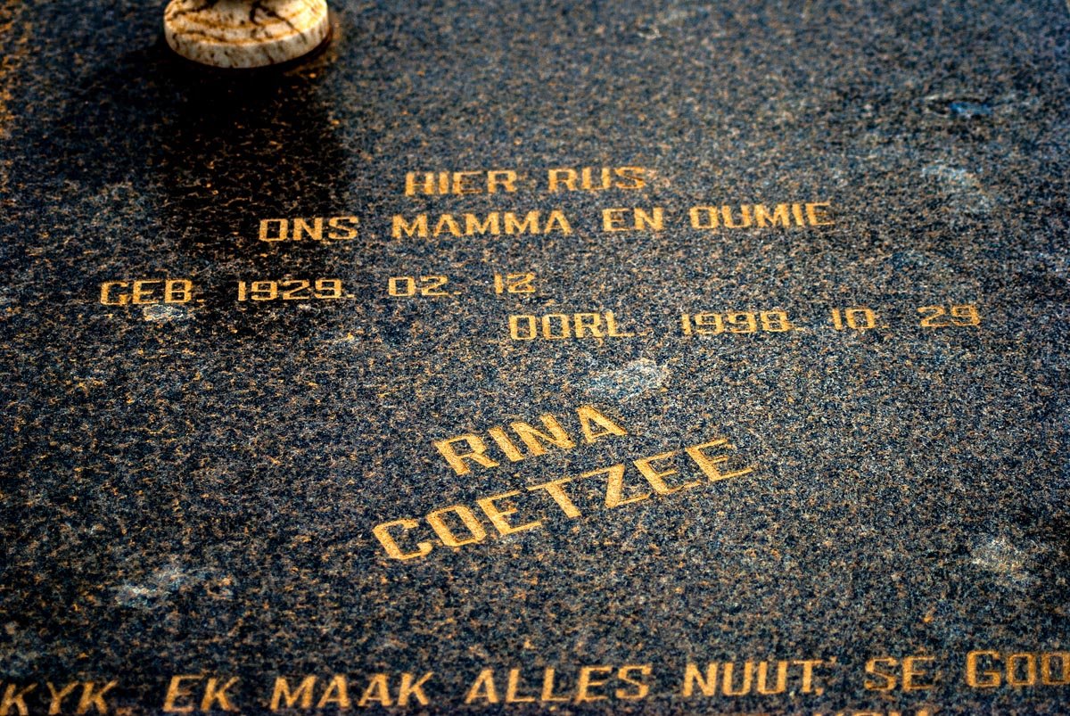 COETZEE Rina 1929-1998