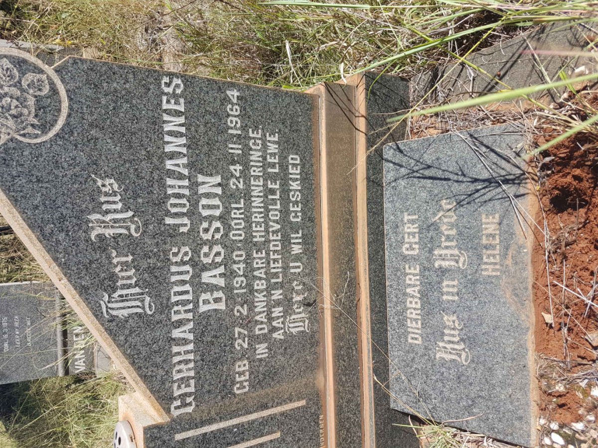 BASSON Gerhardus Johannes 1940-1964